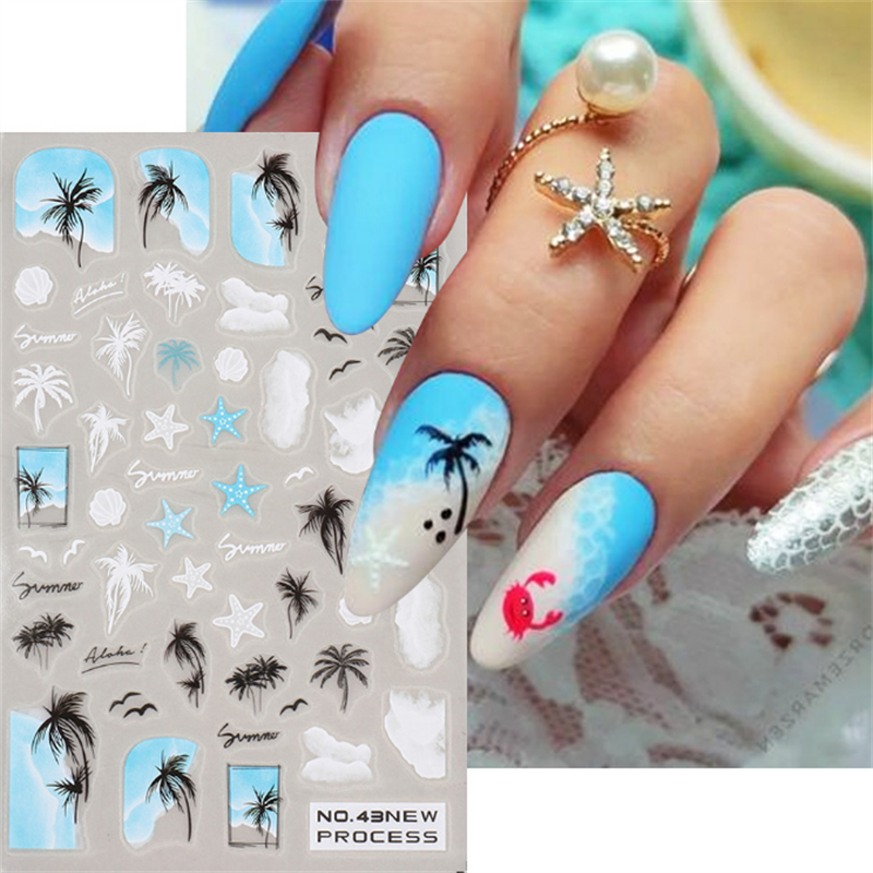 Jellyfish  Nail Stickers